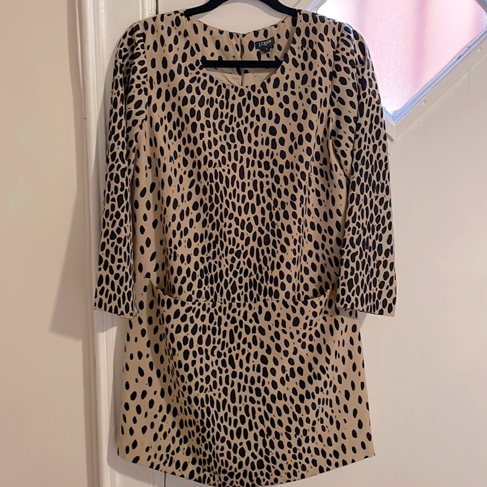 Jcrew factory leopard dress